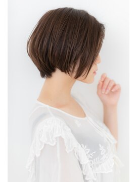 カバーヘア ブリス 上尾西口店(COVER HAIR bliss) ココアベージュクールショート抜け感グラボブY上尾20代30代40代