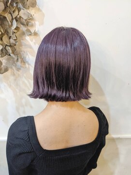 ボアップ 新居浜店(boappu) #パープル #カラー #髪質改善 #プルエクステ #ハイトーン