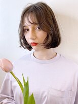 アイティー バイ アルバム 中野店(IT by ALBUM) ワンカールボブ_イヤリングカラーラベンダーカラー_8369