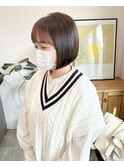 トレンド感◎ 束感ボブ
