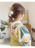 紐アレンジヘアセット