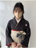 卒業式 袴 ヘアセット