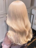 ベレーザ 渋谷(BELEZA)&nbsp;ba1671ホワイトミルクティーブリーチオンカラーロングレイヤー