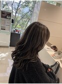 コントラストグレージュハイライト