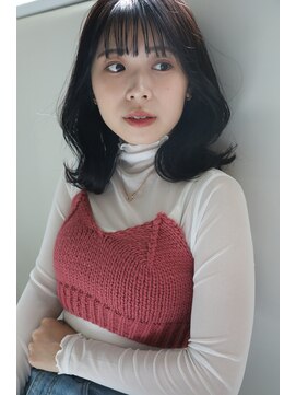 フィガロ ミリー 北生駒店(Figaro Mily) くびれミディアムヘア
