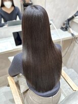 ジーナ 本八幡(Zina)&nbsp;髪質改善＊ロングレイヤーグレーベージュ＊美髪【Zina本八幡】