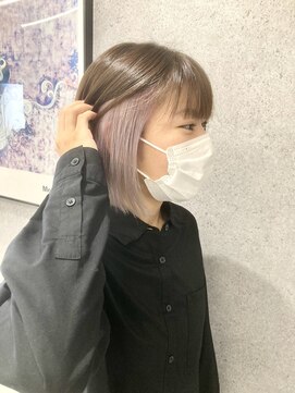 パーセント(percent) 【％枚方】ホワイトパープル/インナーカラー