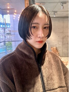 スクリーンギンザメゾン 銀座(SCREEN GINZA MAISON.) クラゲヘアー/小顔に見せるヘア/ココアベージュ/銀座