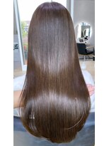 ジーナ 福岡天神(Zina)&nbsp;【艶髪】Caramel Beige × Premium髪質改善トリートメント