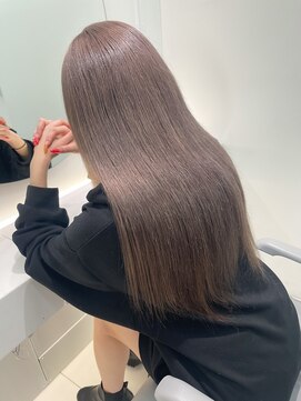アールプラスヘアサロン(ar+ hair salon) ピンクグレージュカラー