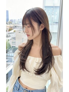 レミエ ダイカンヤマ(lemiie) ナチュラルフェミニン韓国ヘア レイヤーカット☆ハッシュカット