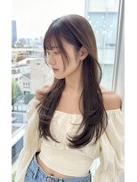 レミエ ダイカンヤマ(lemiie) ナチュラルフェミニン韓国ヘア レイヤーカット☆ハッシュカット