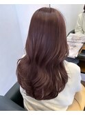 〇チョコレートブラウン ブリーチなし 透明感カラー レイヤー