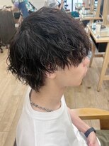 ネオリーブ クーロ メゾン 横浜(Neolive curro Maison)&nbsp;韓国センターパート×ウルフ ツイスパ[メンズ]ニュアンスパーマ