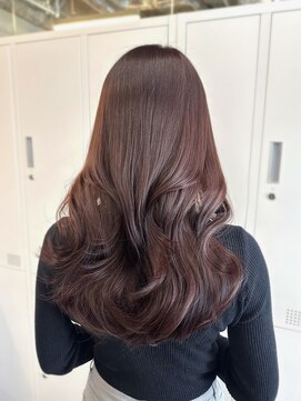 アリュウル 表参道(ALLURE) ワインレッド×レイヤーカット◯KAKO