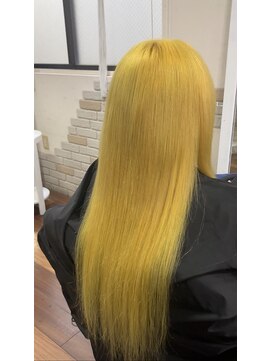 アーチフォーヘア 心斎橋店(a-rch for hair) 夏っぽイエローカラー!!!