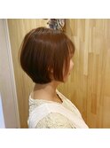 酸性ストレート×ショートボブ