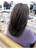 明るい白髪染め【山口市美容室】【山口市ハイトーンカラー】
