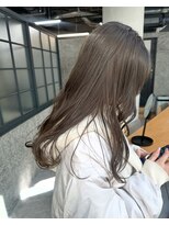 レーベン(LEBEN) 【ブリーチなしダブルカラー】透け感ブラウンべージュ★