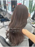 ラベンダーグレージュ☆ブリーチなしカラー【小山田繭】