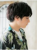 自然体重視！グレーベージュゆる巻きクラウドマッシュ仙台愛子