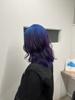 シェル 立川(shell)&nbsp;ブルーとラベンダーのグラデーションカラー