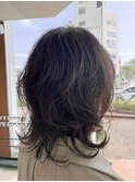 ゆるふわ大人可愛い♪デジタルパーマミディアムくせ毛風パーマ