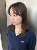 レイヤーカット/ミディアムレイヤー/似合わせカット/前髪カット