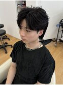 ラウンドマッシュシースルーフェザーショート名古屋コンマバング