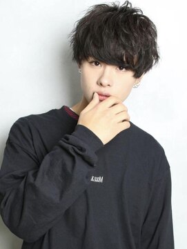 メンズ ソース 梅田(MEN'S SOURCE) 束感マッシュ×ニュアンスパーマ