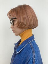 ビュートリアム265(BEAUTRIUM 265)&nbsp;★前上がりボブ/テラコッタオレンジ/前髪ありボブ/ミニボブ/銀座