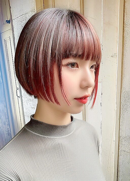2026年夏】ショート グラデーションの髪型・ヘアアレンジ｜人気順｜4