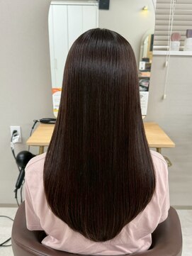 クリーム 町田(Cream) 髪質改善縮毛矯正×うる艶ストレートブラウン