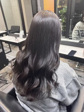 パヌポン(PANUPON) バレイヤージュハイライトケアブリーチグレージュダブルカラー