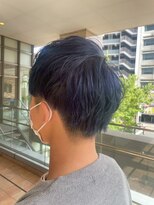 ルページ 千葉(lpage)&nbsp;メンズカット/ブルーブラック/フェザーパーマ[千葉/千葉駅]