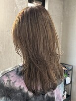 ルイ(ROUIS produced by LUCK 津田沼)&nbsp;似合わせカット/レイヤーカット/大人ベージュ/ココアベージュ