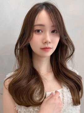 アグノス 青山(Agnos) うるツヤ外ハネボブくせ毛風カール斜めバングイメチェン艶感