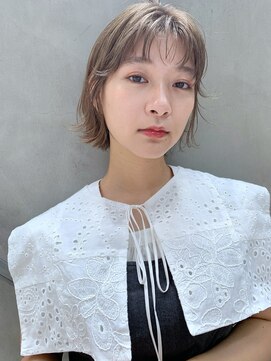 トリッカ 銀座(tricca) ボブパーマ/外はねボブ/クセ毛風パーマ/ニュアンスパーマ