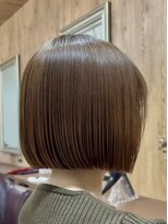 ラル(Lull)&nbsp;【鈴木悠孝】あごラインボブ/ミルクティーグレージュカラー