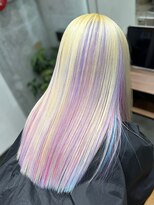 オルズ 渋谷(ALLZ) デザインカラーケアブリーチハイトーンダブルカラーデザイン渋谷