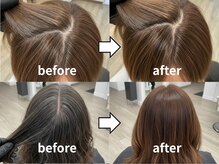 zoom hair designの雰囲気（刺激が気になる方へ肌に優しいカラーがおすすめ◎ 【白髪染め】）