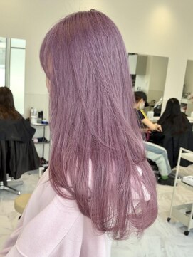 シェイト レイヤーカット 天神(ciate) ダブルカラー/ブリーチ/レイヤーカット/パープル/ピンク