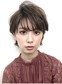 こなれ感たっぷり小顔ショート