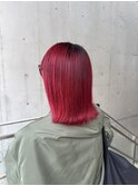 落ちる赤