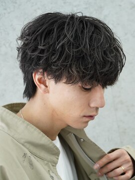 バイフィフス 原宿/表参道(by fifth) 原宿シャドウパーマメンズカット刈り上げないマッシュスタイル