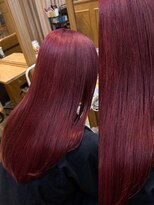 アロマ ヘアー ルーム 新宿3号店(AROMA hair room)&nbsp;最新カラーで作るボルドーレッド^_^