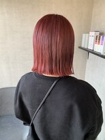 トリコ(ToricO)&nbsp;チェリーピンク　ピンクブラウン　ワインレッド　切りっぱなし