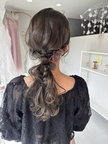ユルフ(yulf)&nbsp;オリーブベージュ×ゆる甘アレンジ