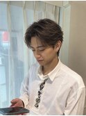 ナチュラル毛流れセンターパート