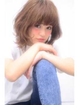 ナイン 麻布十番(NINE) NINEazabu 無造作ボブディ☆ 　オン眉　ブルージュ